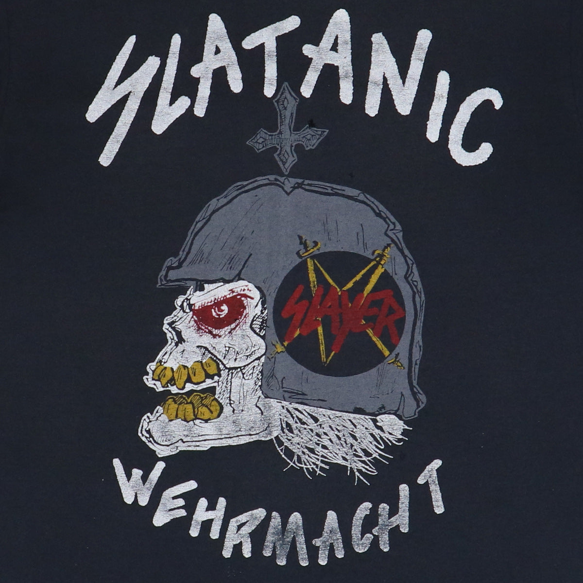 1985 Slayer Slatanic World Tour Shirt