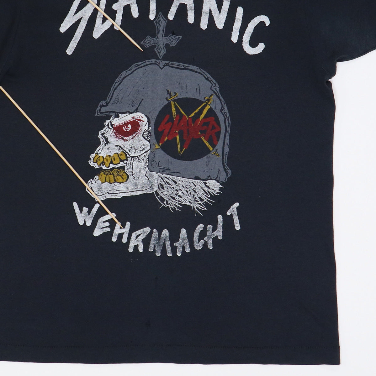 1985 Slayer Slatanic World Tour Shirt