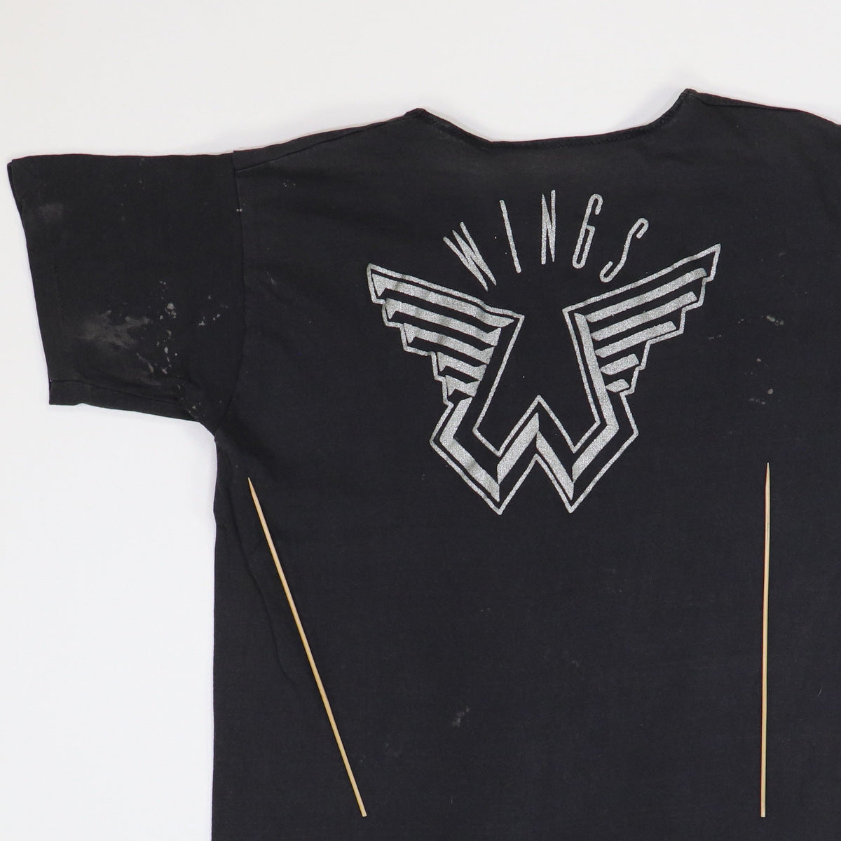 1976 Wings Paul McCartney Showco Crew Only Tour Shirt