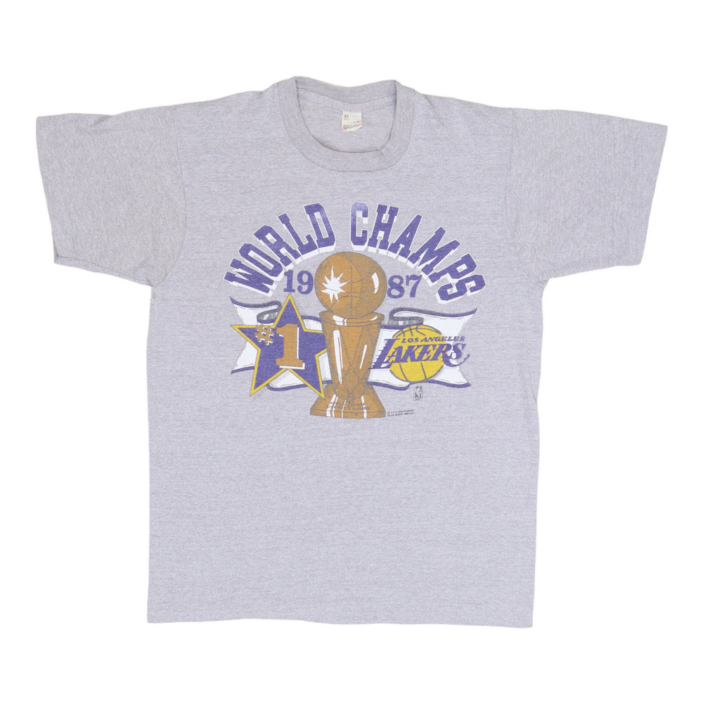 1987 Los Angeles Lakers NBA World Champs Shirt