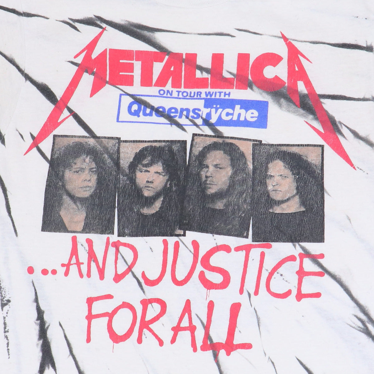 1989 Metallica And Justice For All Tour Shirt