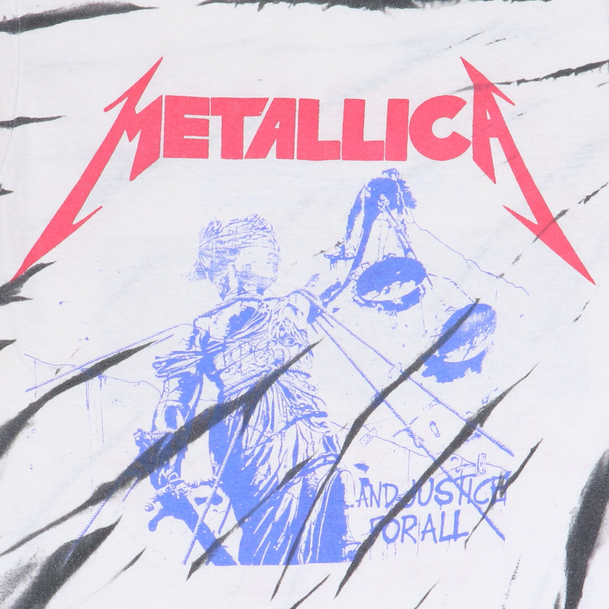 1989 Metallica And Justice For All Tour Shirt