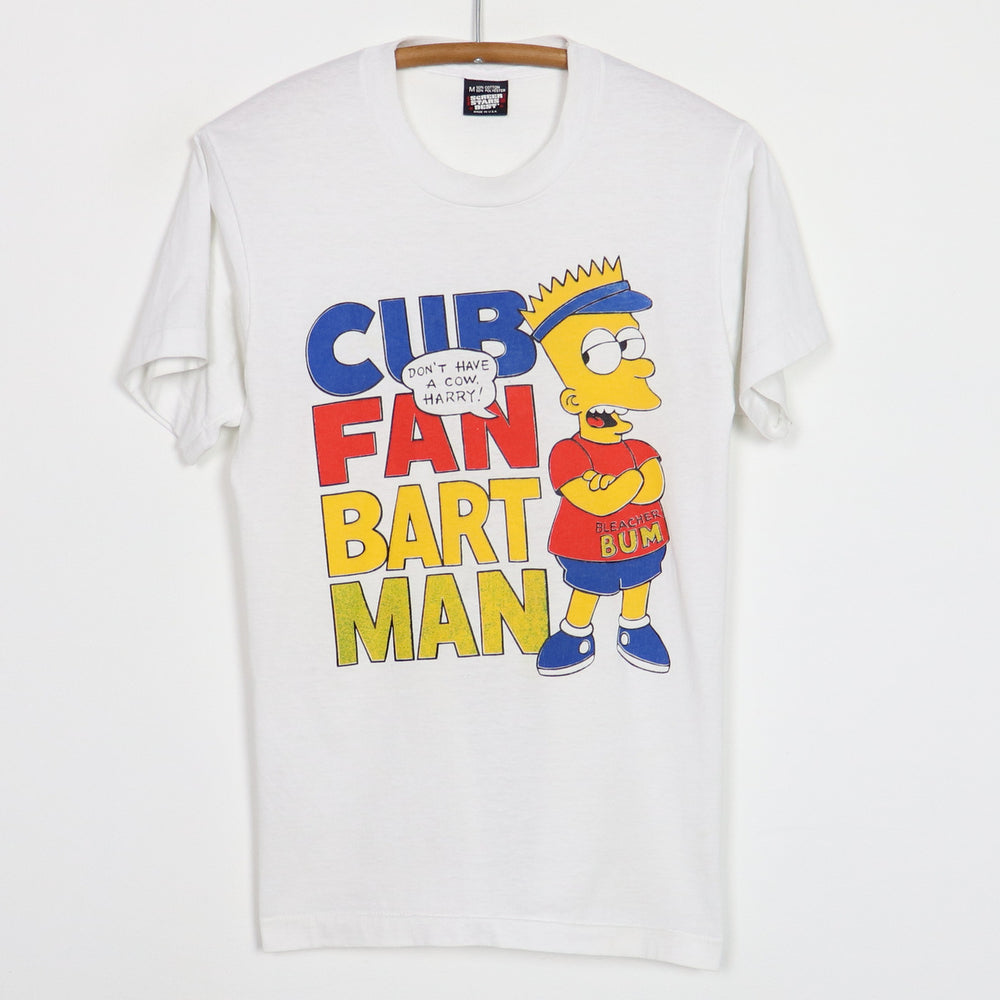 1990s Bart Simpson Cub Fan Don't Have A Cow Harry Shirt
