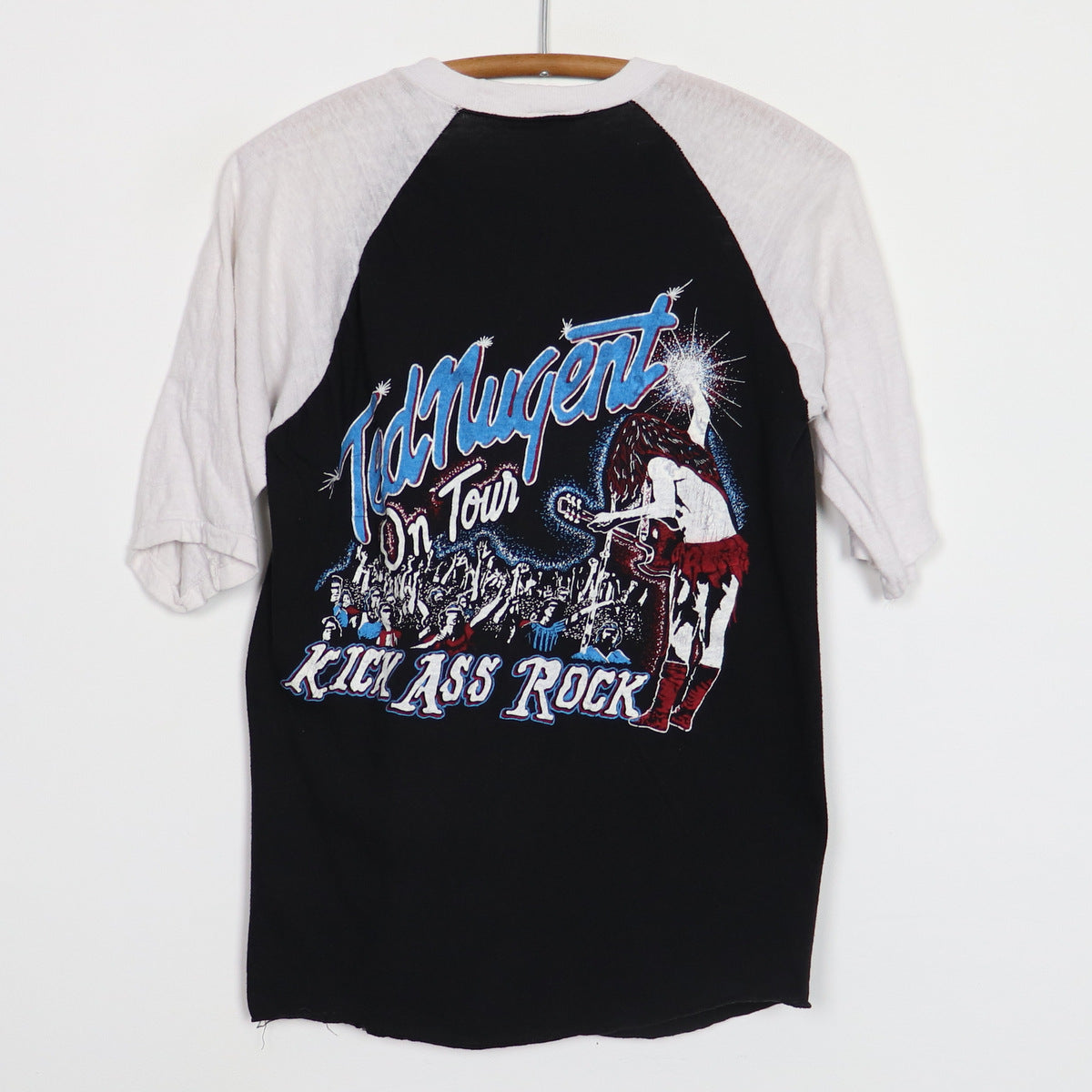 1980s Ted Nugent Kick Ass Rock Tour Jersey Shirt