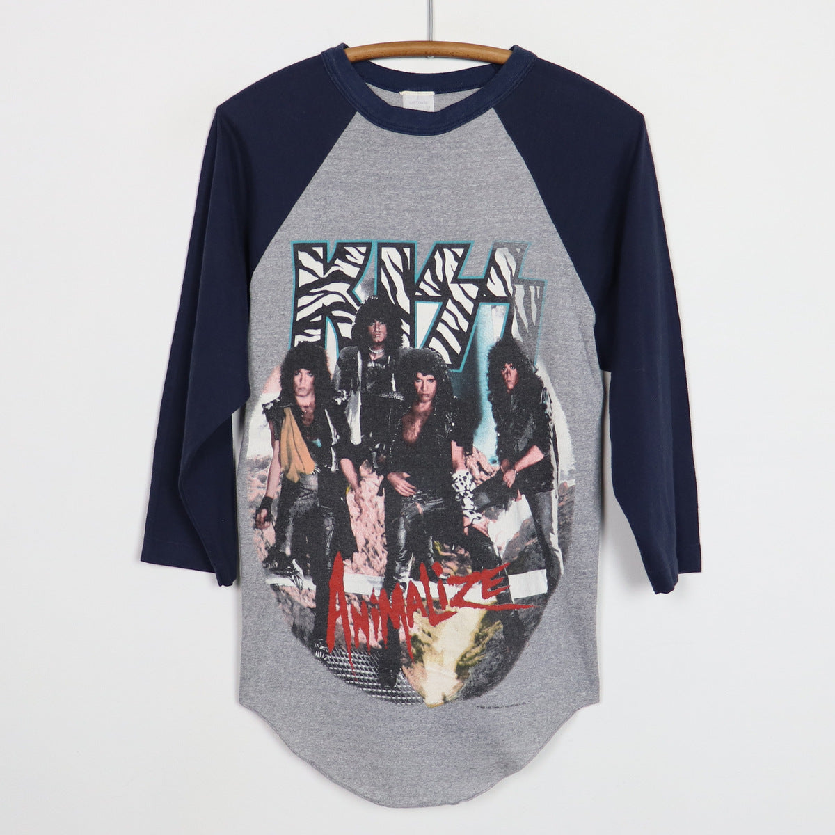 1984 Kiss Animalize Tour Jersey Shirt | WyCo Vintage