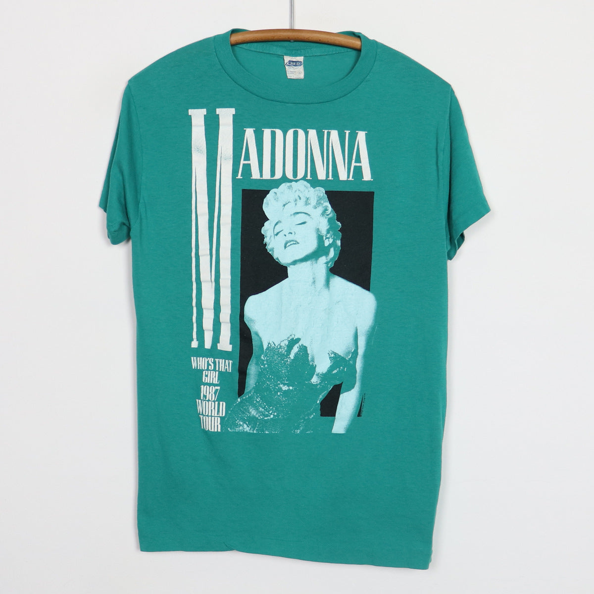 1987 Madonna Who's That Girl World Tour Shirt