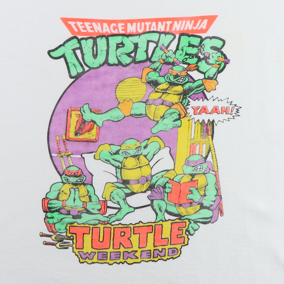 1990s Teenage Mutant Ninja Turtles Turtle Weekend Shirt