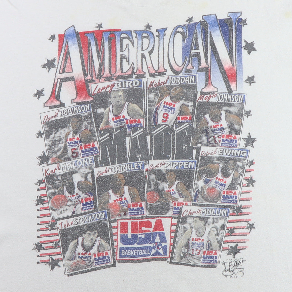 1991 USA Basketball Olympic Dream Team Shirt