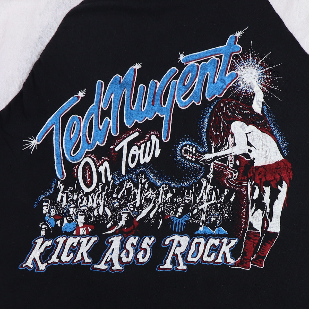1980s Ted Nugent Kick Ass Rock Tour Jersey Shirt