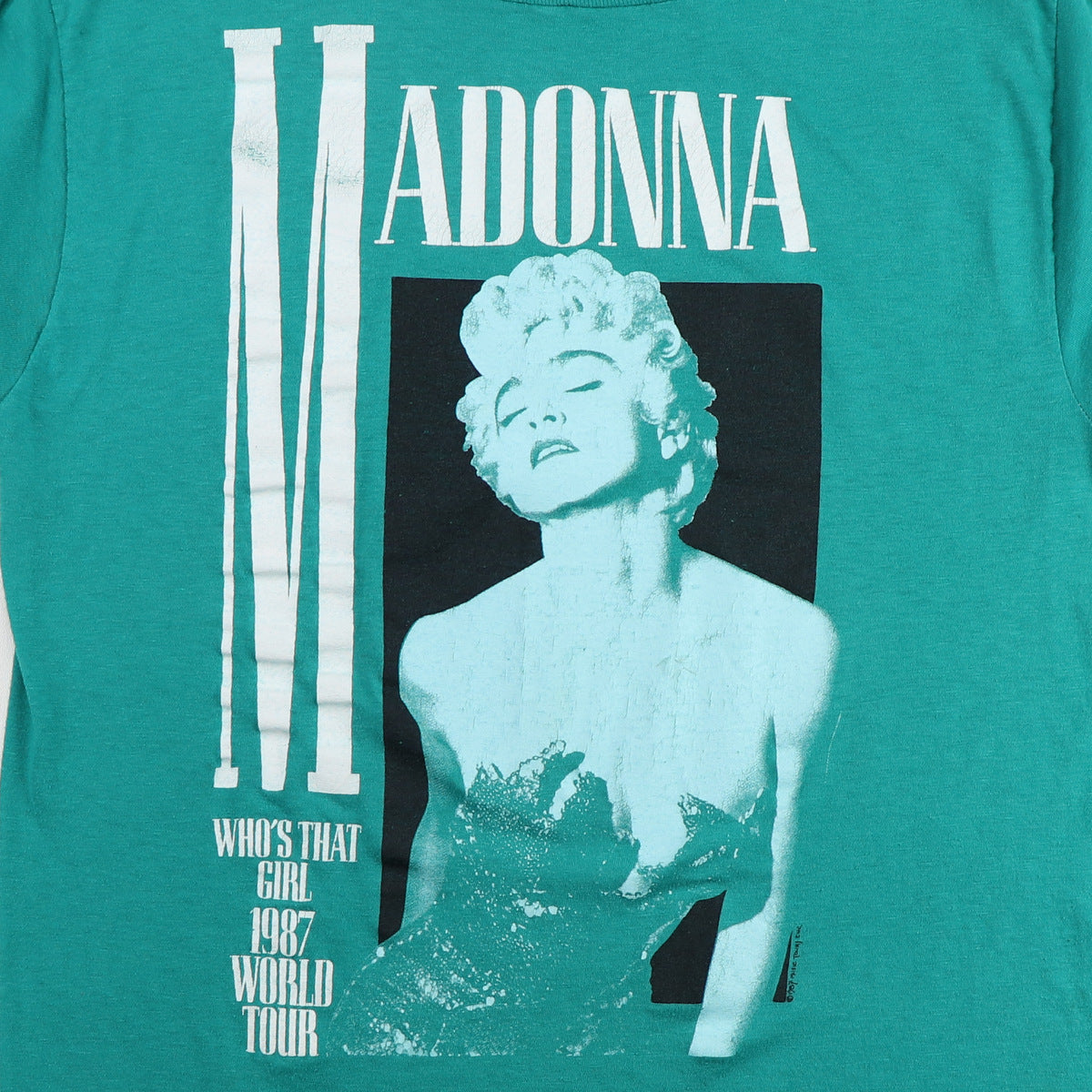 1987 Madonna Who's That Girl World Tour Shirt