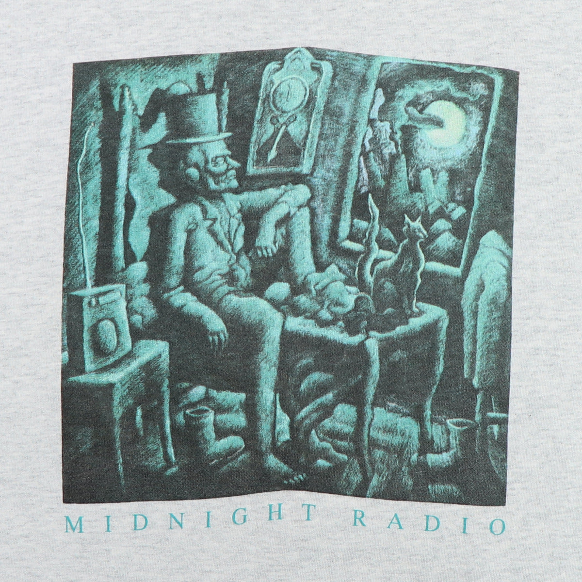1990 Big Head Todd And The Monsters Midnight Radio Shirt