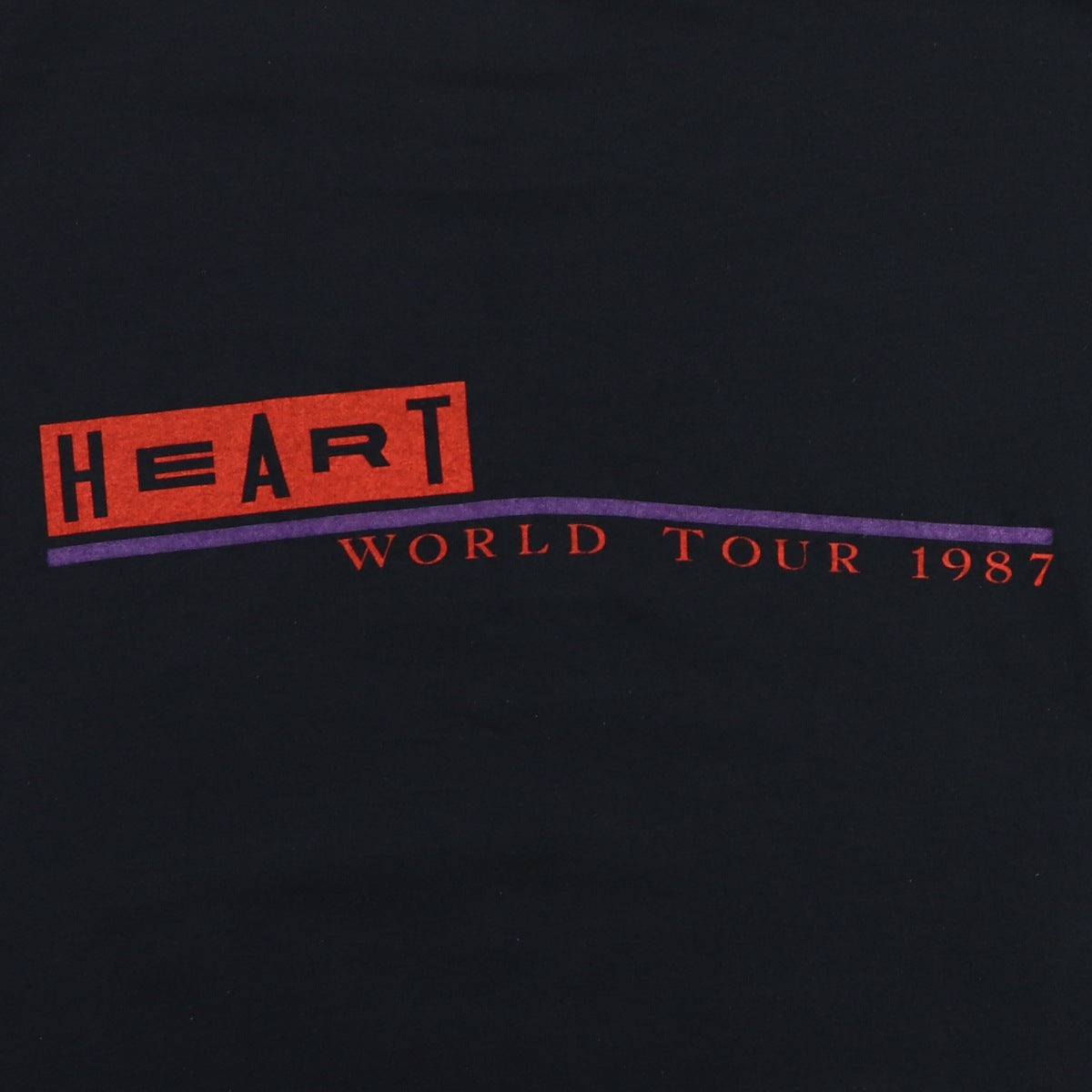 1987 Heart Bad Animals World Tour Shirt