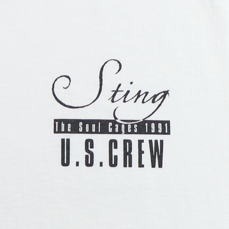 1991 Sting The Soul Cages Local Crew Tour Shirt