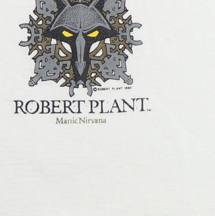 1990 Robert Plant Manic Nirvana Local Crew Concert Shirt