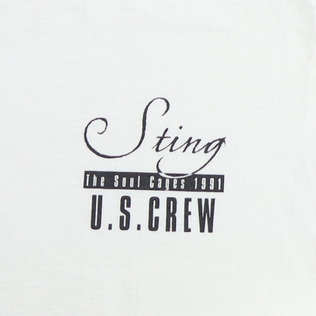 1991 Sting The Soul Cages Local Crew Tour Shirt