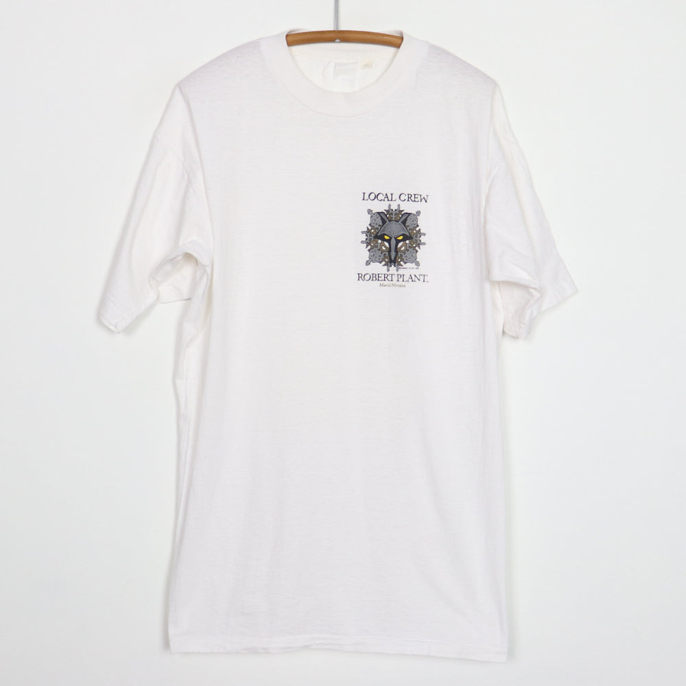 1990 Robert Plant Manic Nirvana Local Crew Concert Shirt