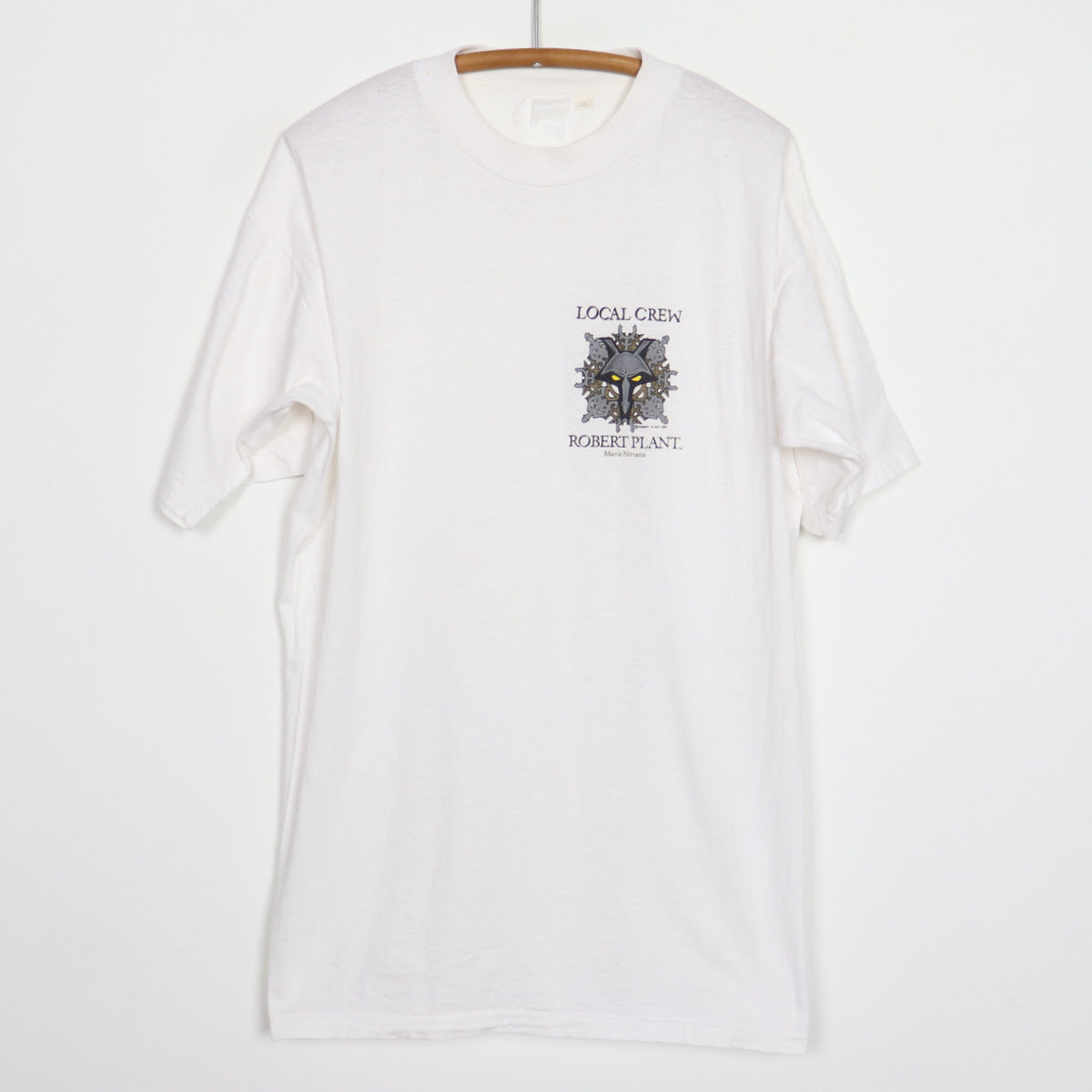 1990 Robert Plant Manic Nirvana Local Crew Concert Shirt