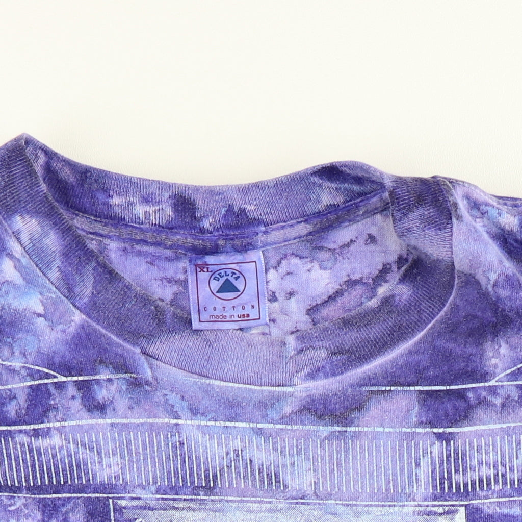 1995 Telsa All Over Print Tie Dye Shirt