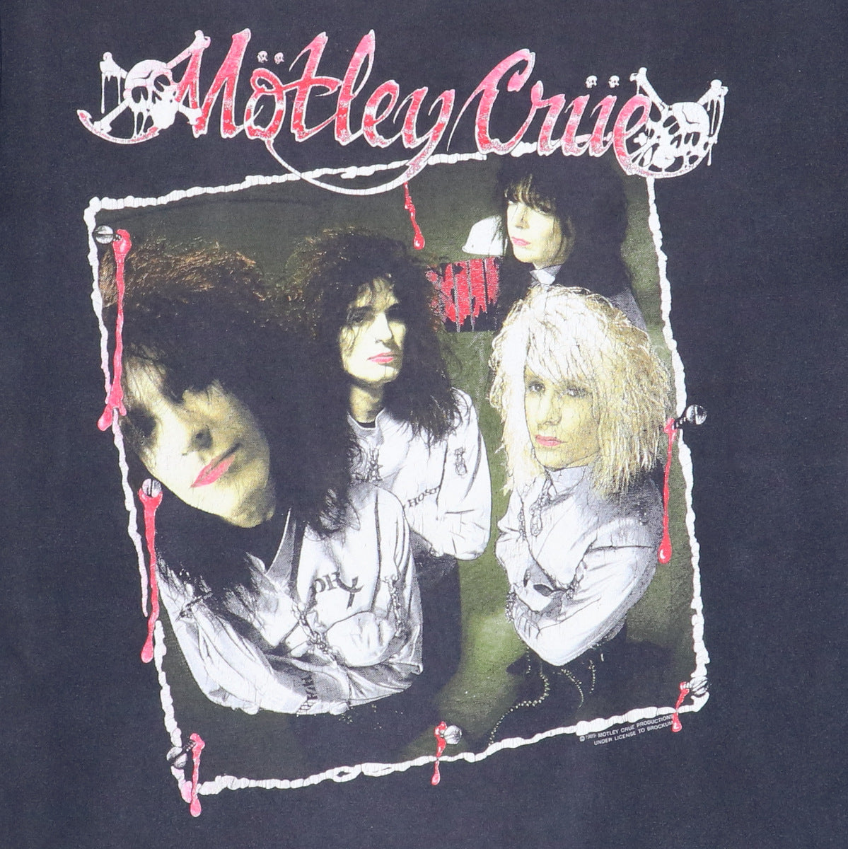 1989 Motley Crue Dr Feelgood Tour Shirt