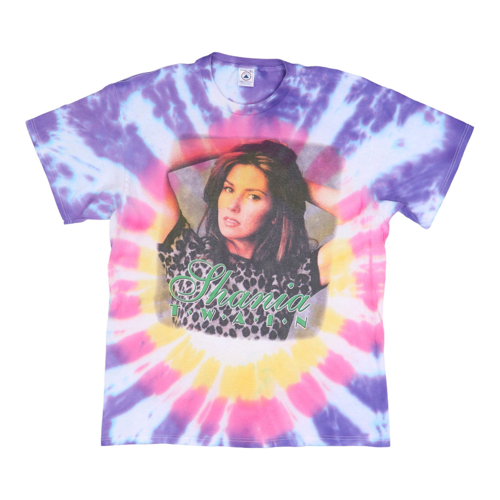 1998 Shania Twain Tie Dye Tour Shirt | Authentic Vintage Tee