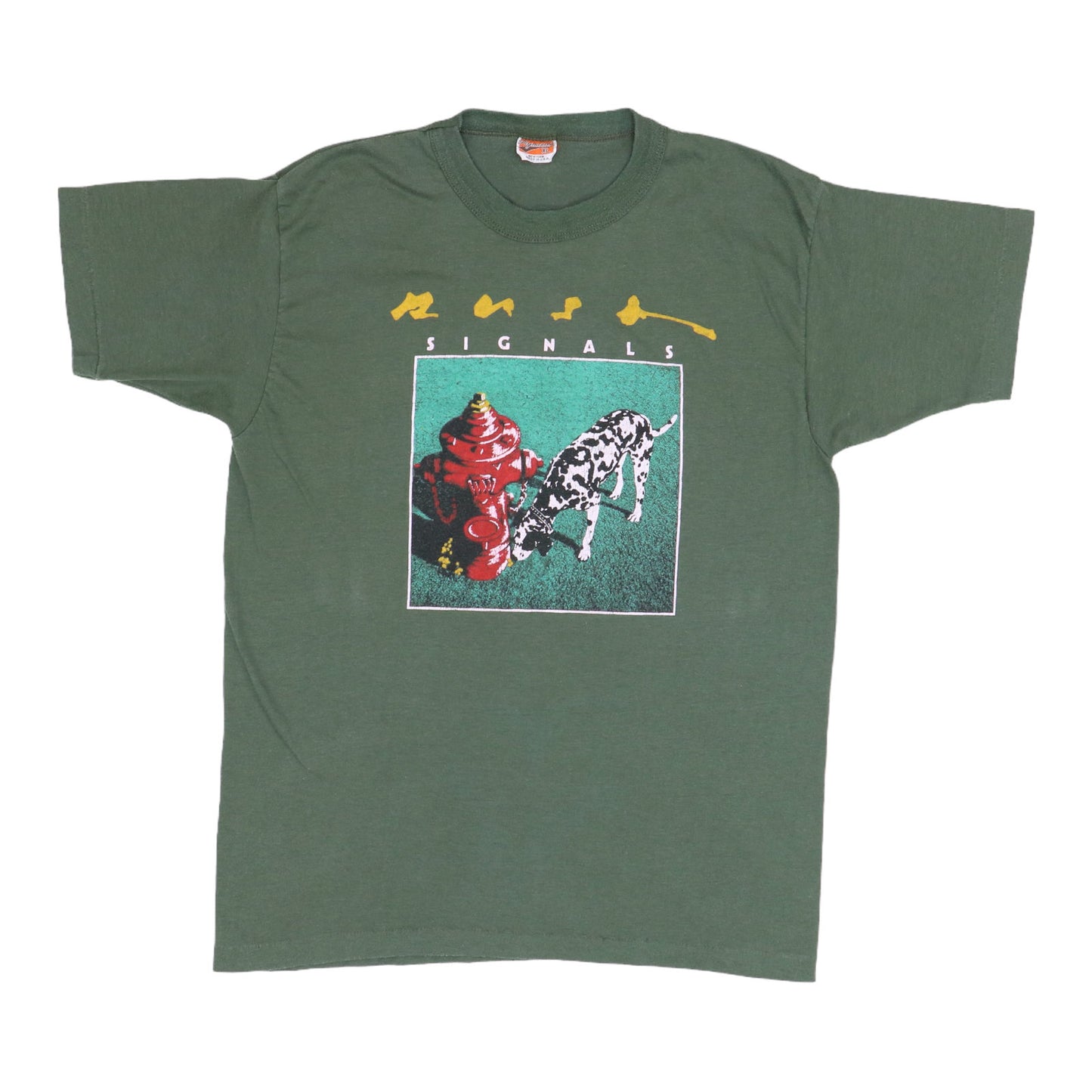 1982 Rush Signals New World Tour Shirt