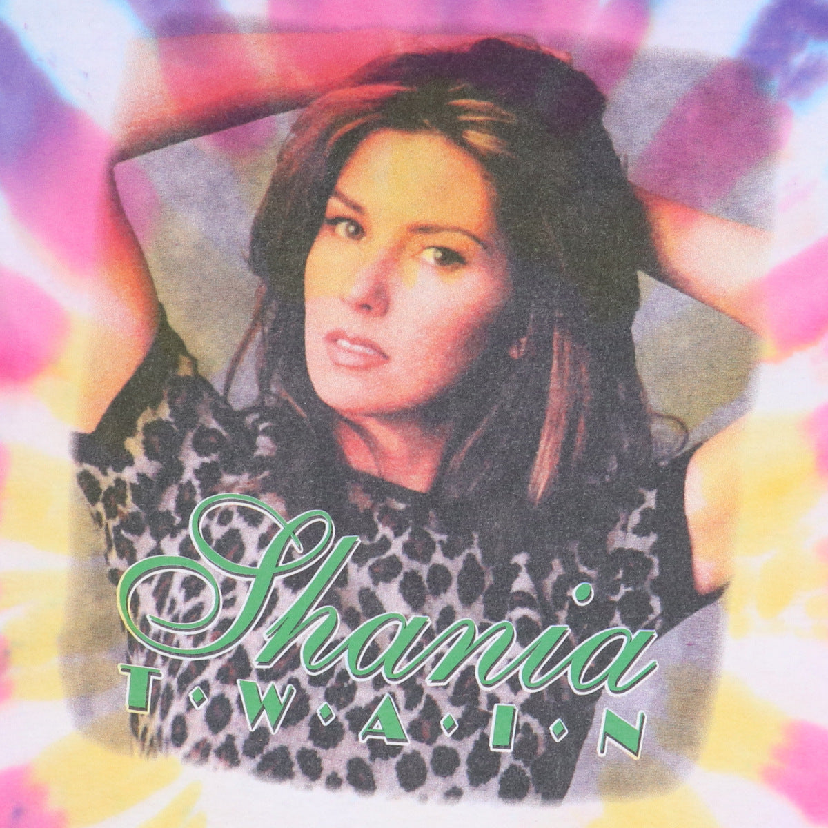 1998 Shania Twain Tie Dye Tour Shirt