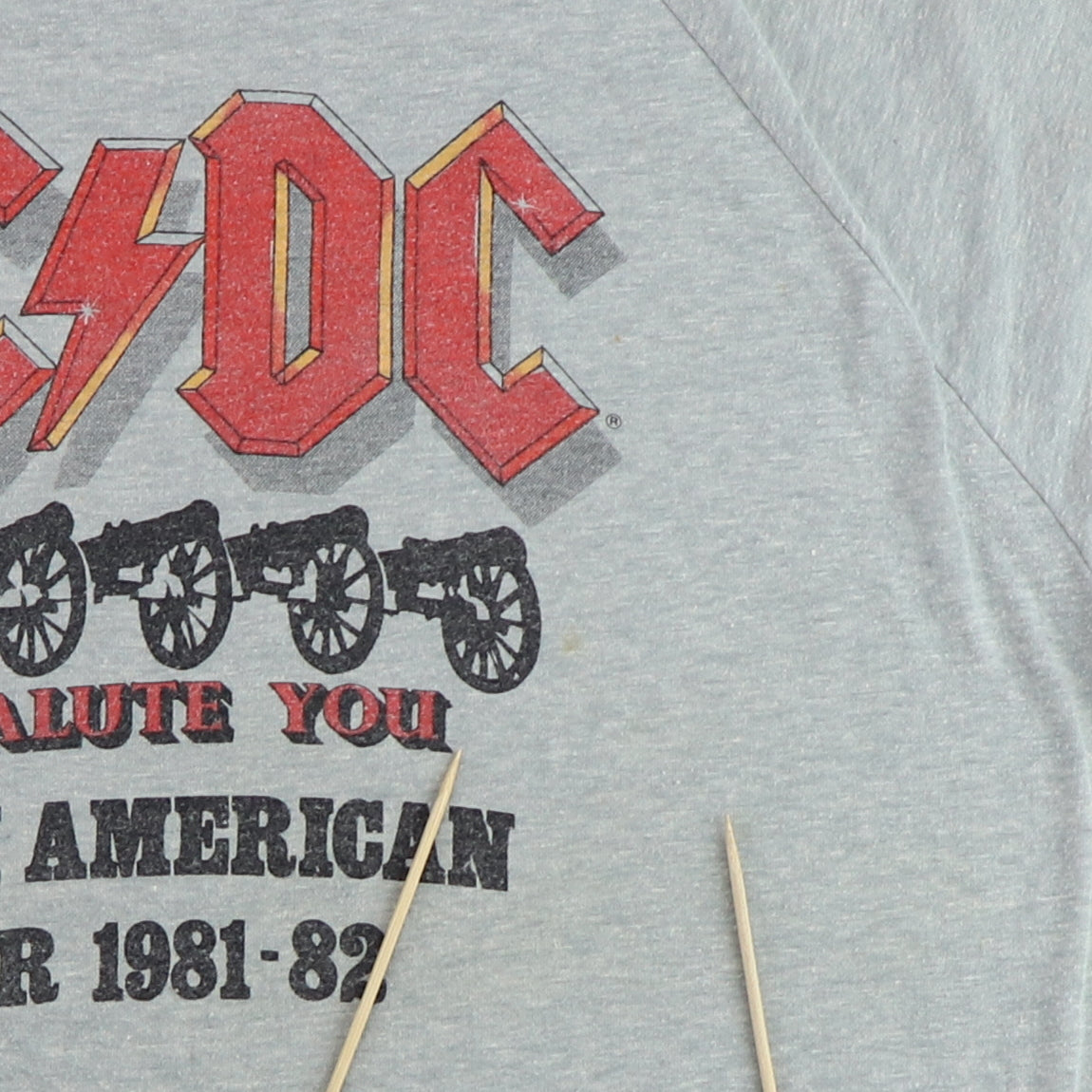 1981 ACDC For Those About To Rock North American Tour Shirt