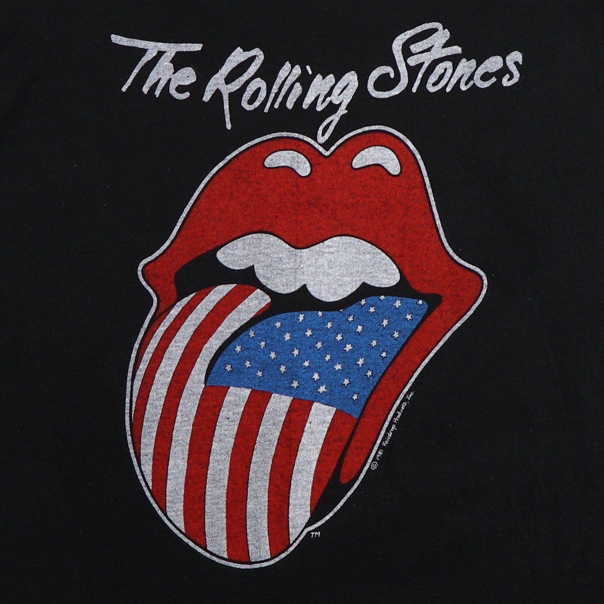 1981 Rolling Stones North American Tour Shirt