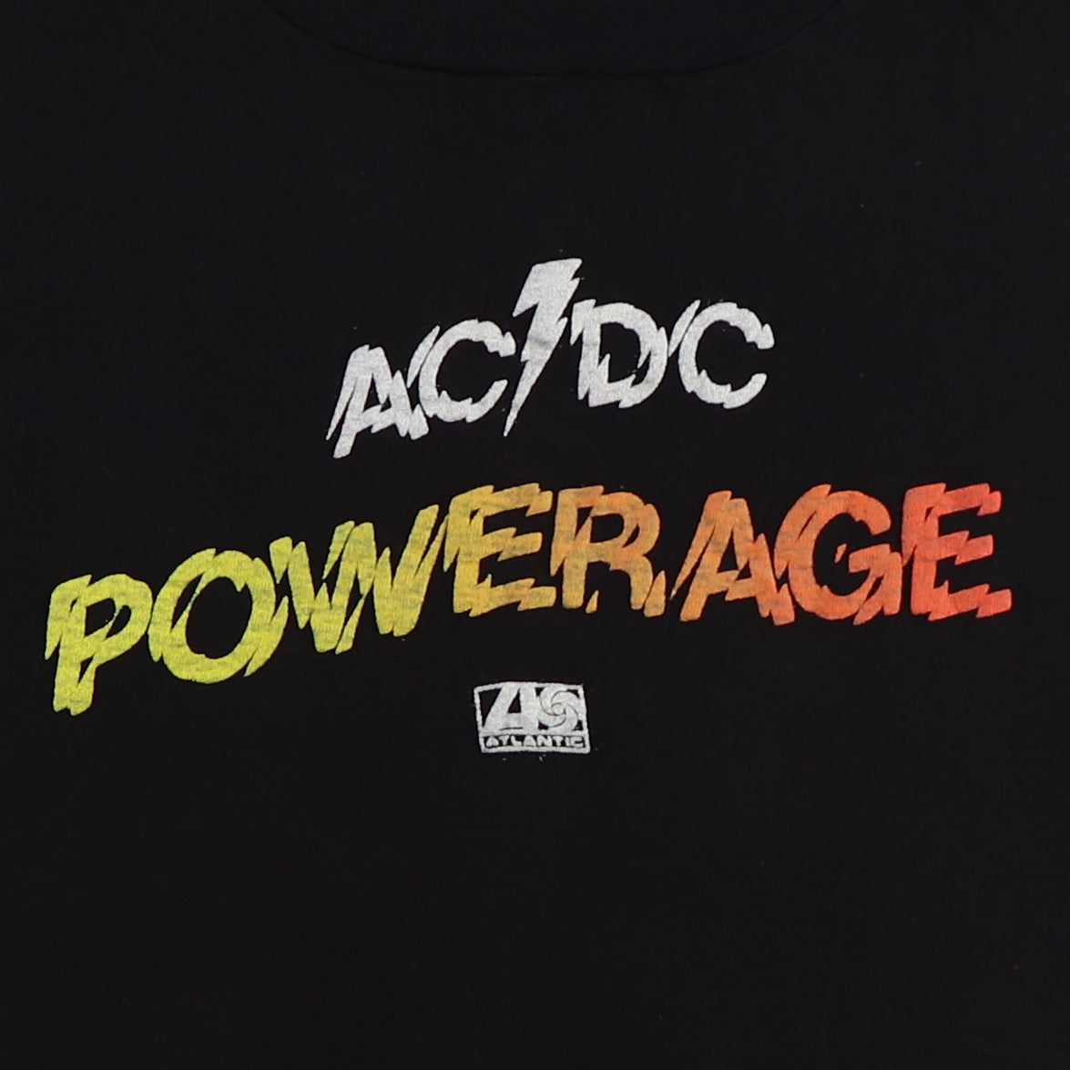 1978 ACDC Powerage Atlantic Records Promo Shirt