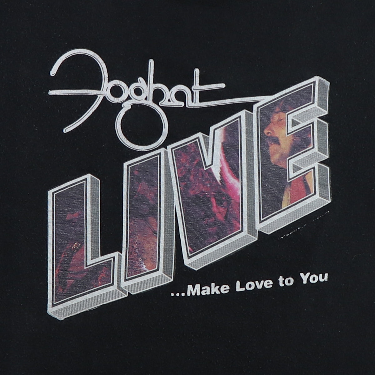 1977 Foghat Live I Just Want To Make Love To You Promo Shirt