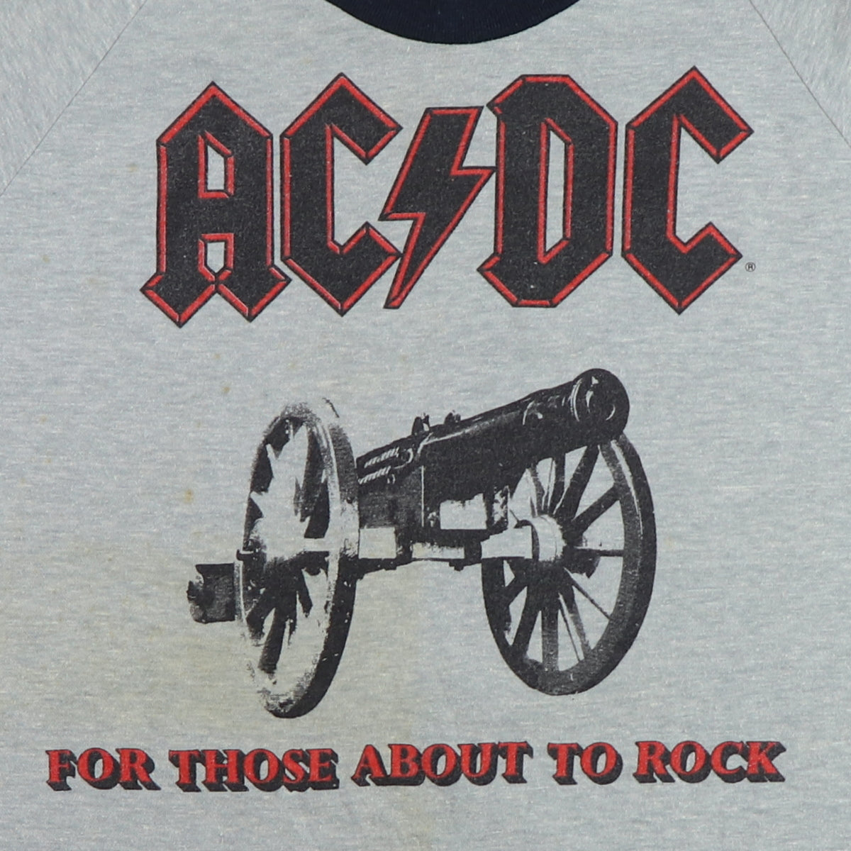 1981 ACDC For Those About To Rock North American Tour Shirt