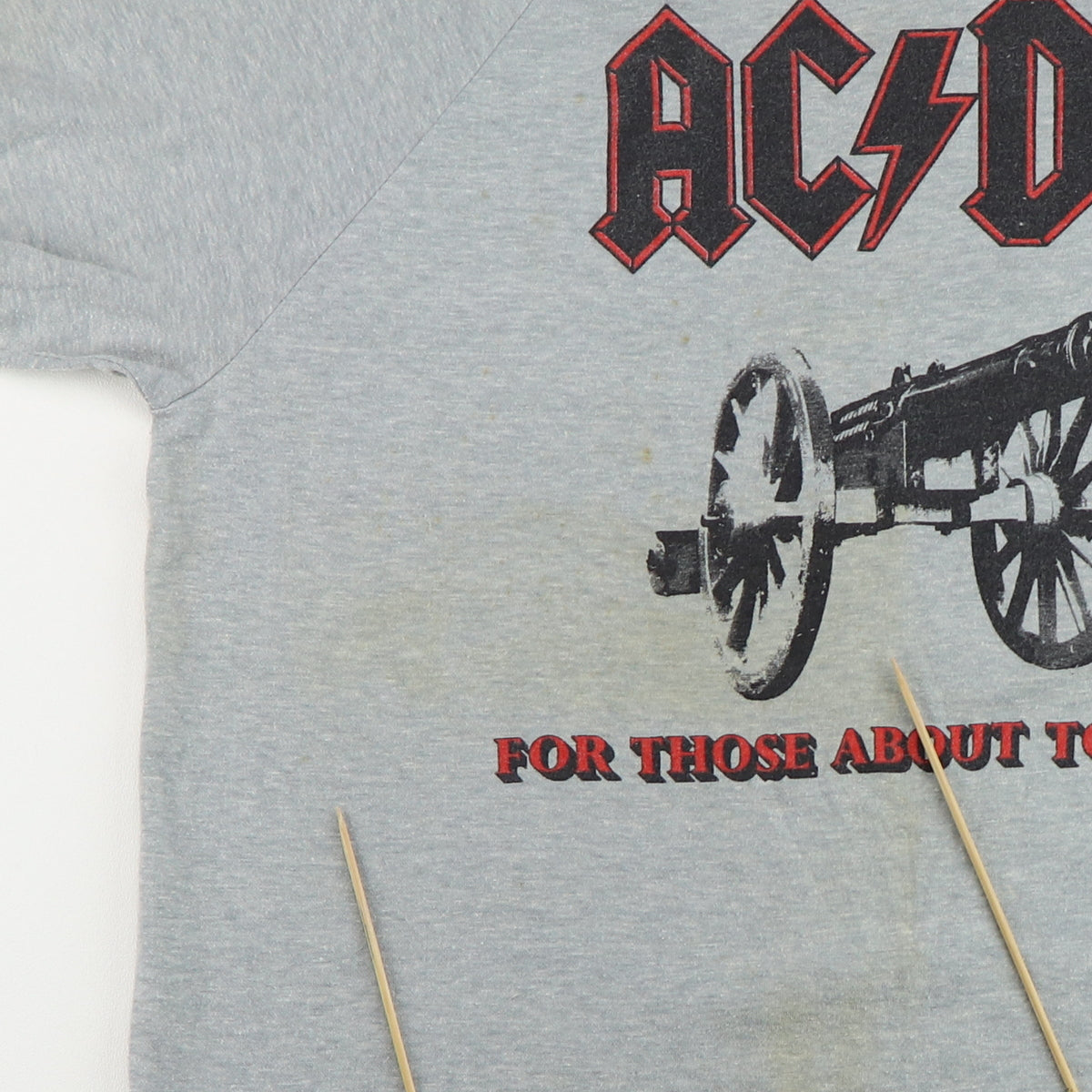 1981 ACDC For Those About To Rock North American Tour Shirt