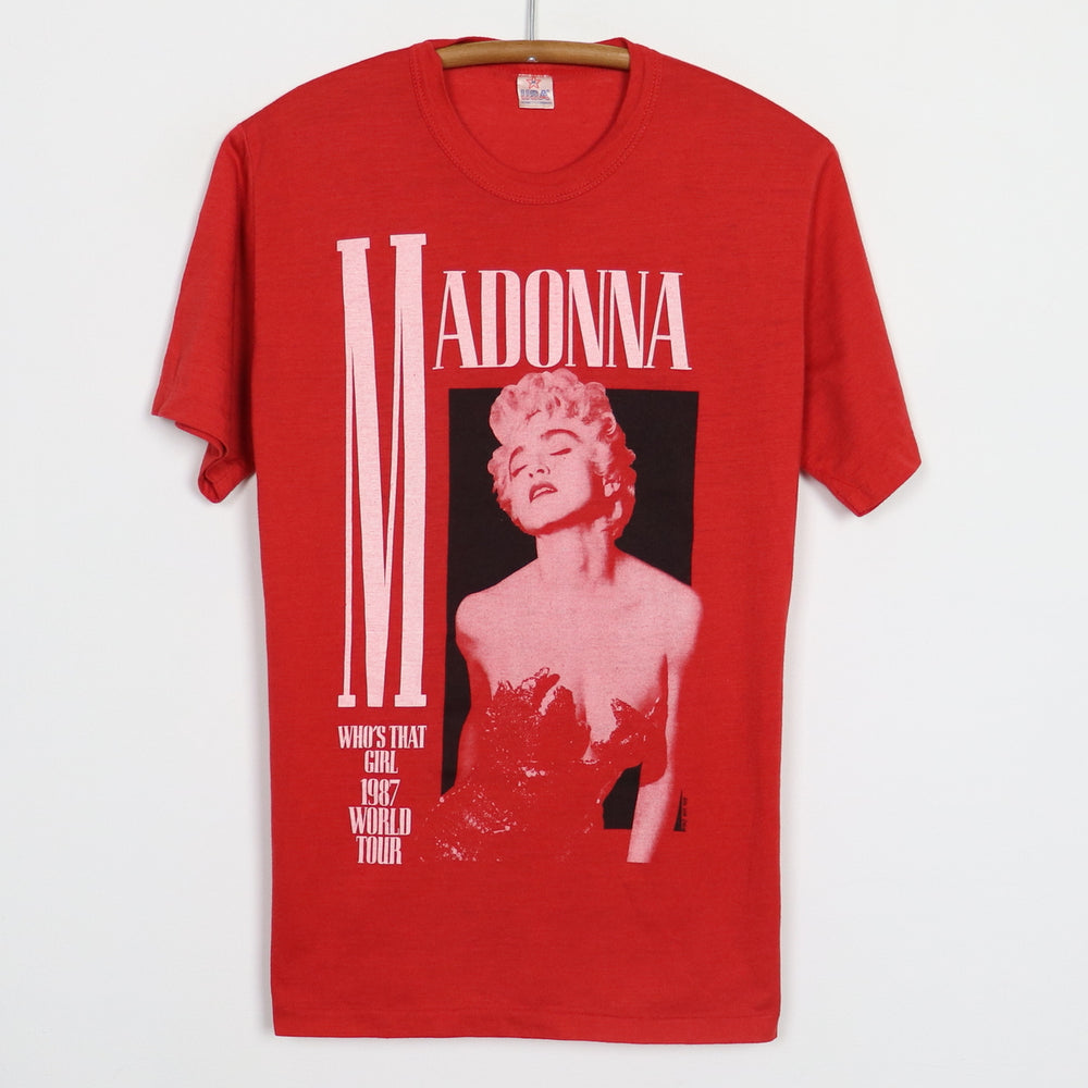 1987 Madonna Who's That Girl World Tour Shirt