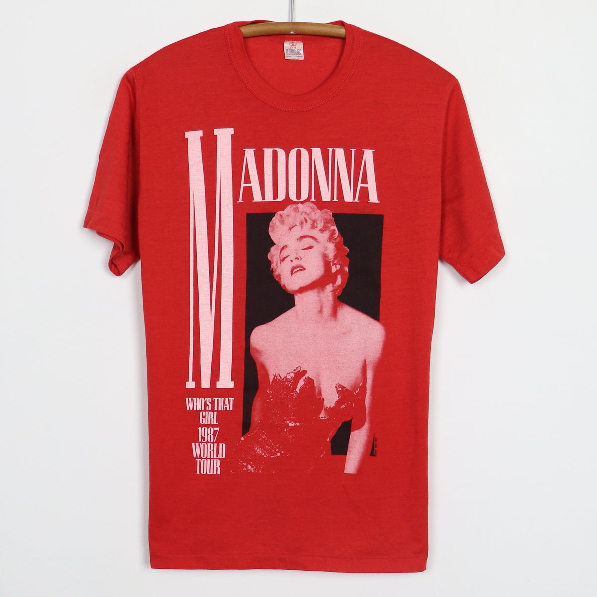 1987 Madonna Who's That Girl World Tour Shirt