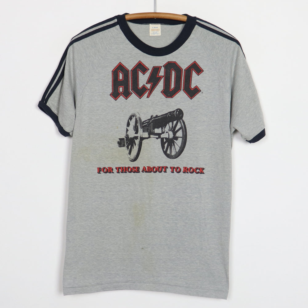 1981 ACDC For Those About To Rock North American Tour Shirt