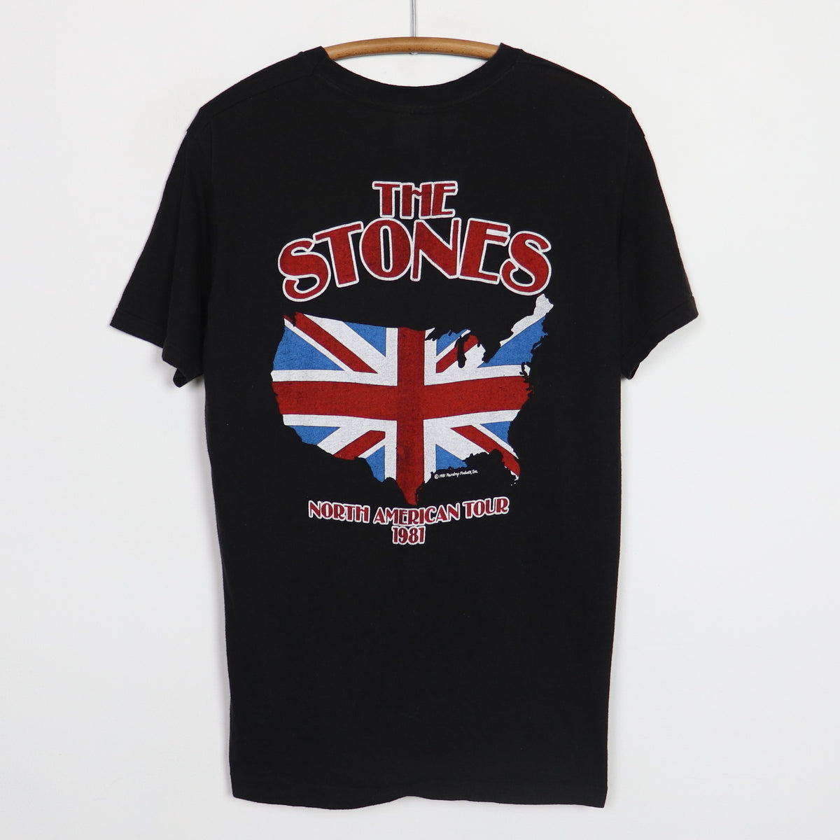1981 Rolling Stones North American Tour Shirt