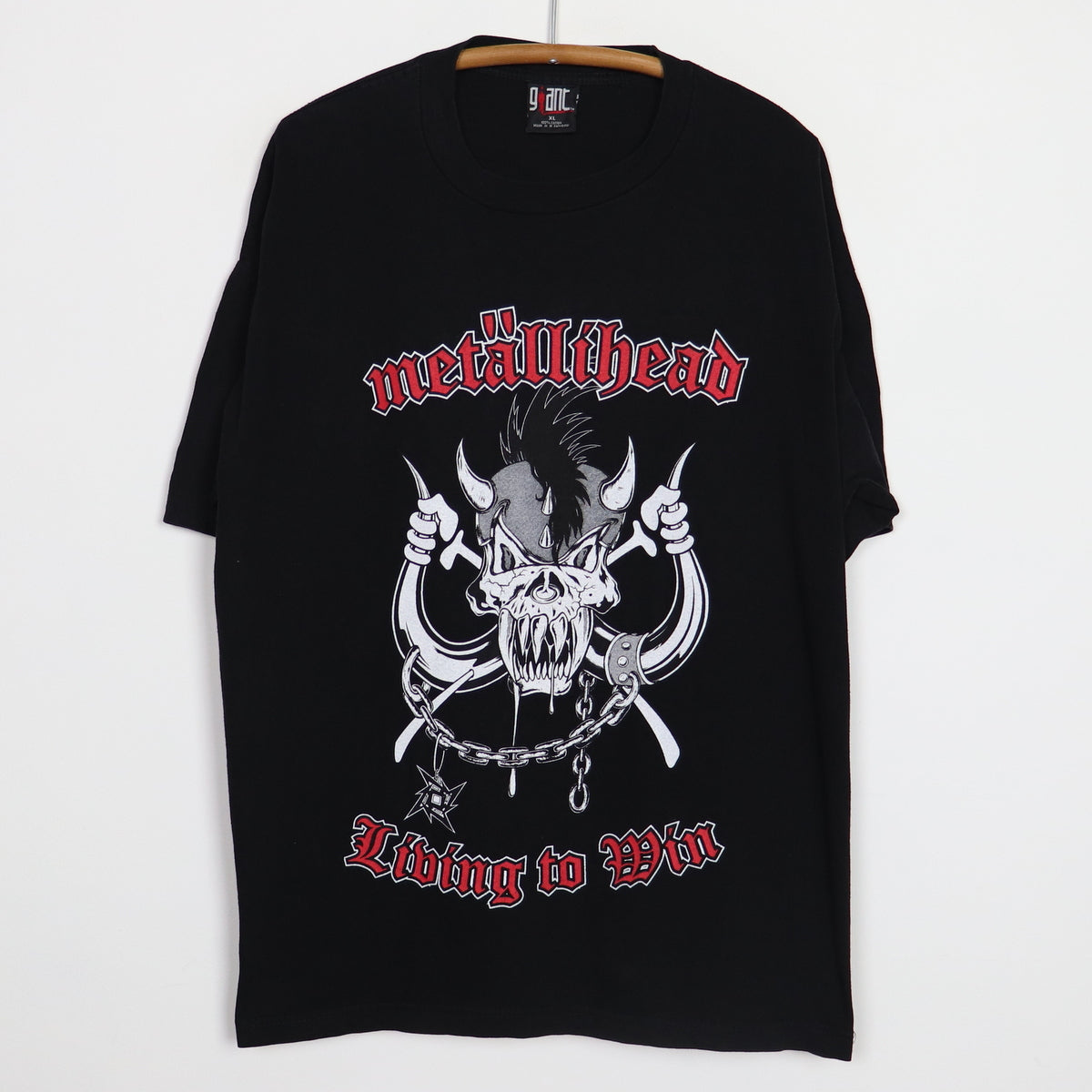 1999 Metallica Metallihead Living To Win Shirt