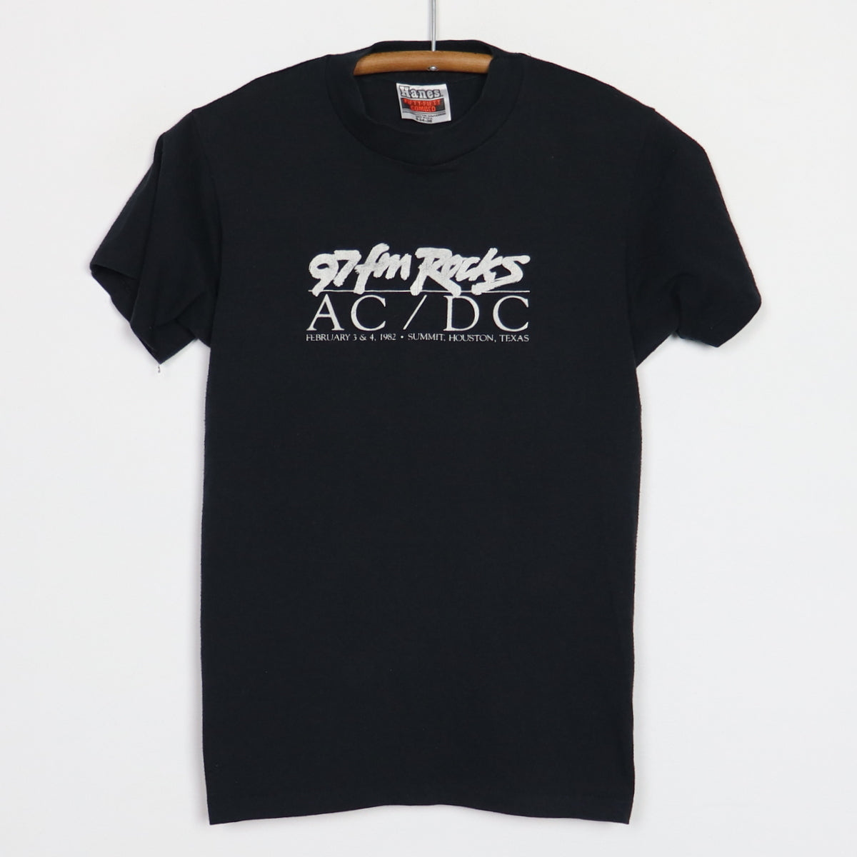 1982 ACDC Houston Texas Concert Shirt