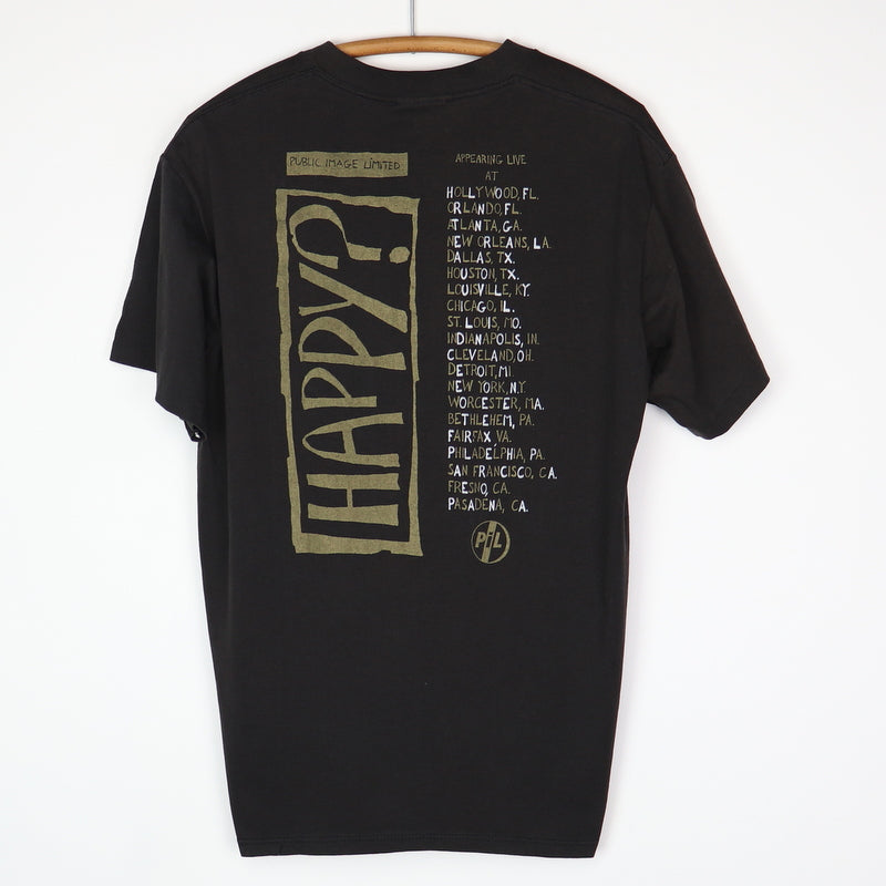 1987 Public Image Limited Happy Tour Shirt