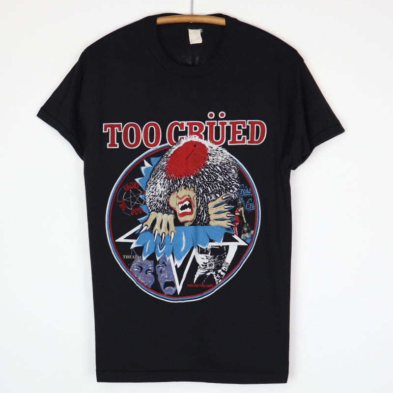 1980s Motley Crue Too Crued Allister Fiend Shirt