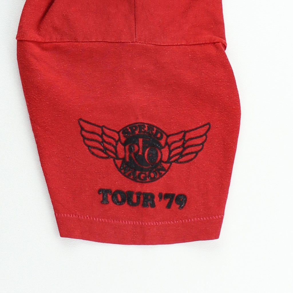 1979 REO Speedwagon Nine Lives Showco Crew Shirt