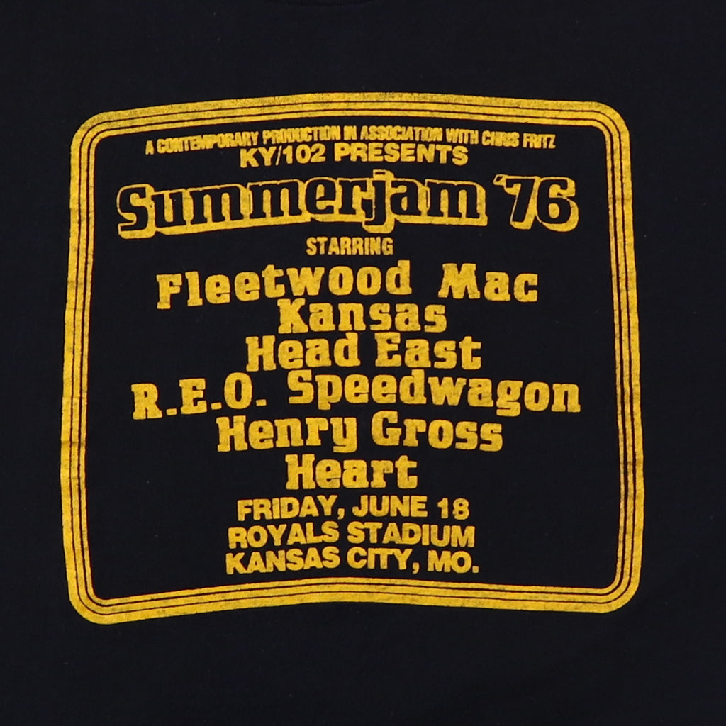 1976 Fleetwood Mac Summerjam Kansas City Concert Shirt