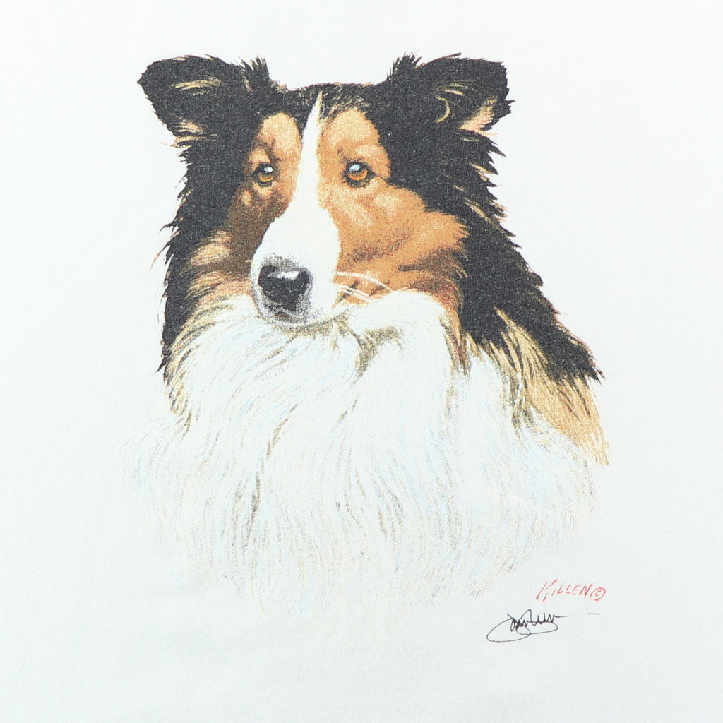 1990s Sheltie Collie Dog Shirt