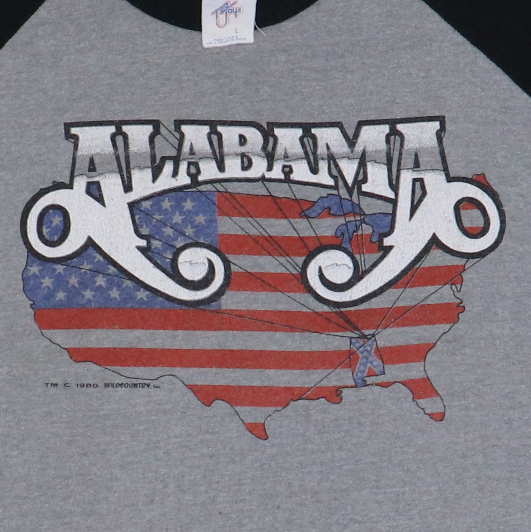 1982 Alabama Mountain Music Tour Jersey Shirt