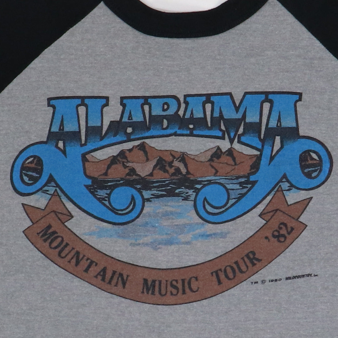 1982 Alabama Mountain Music Tour Jersey Shirt