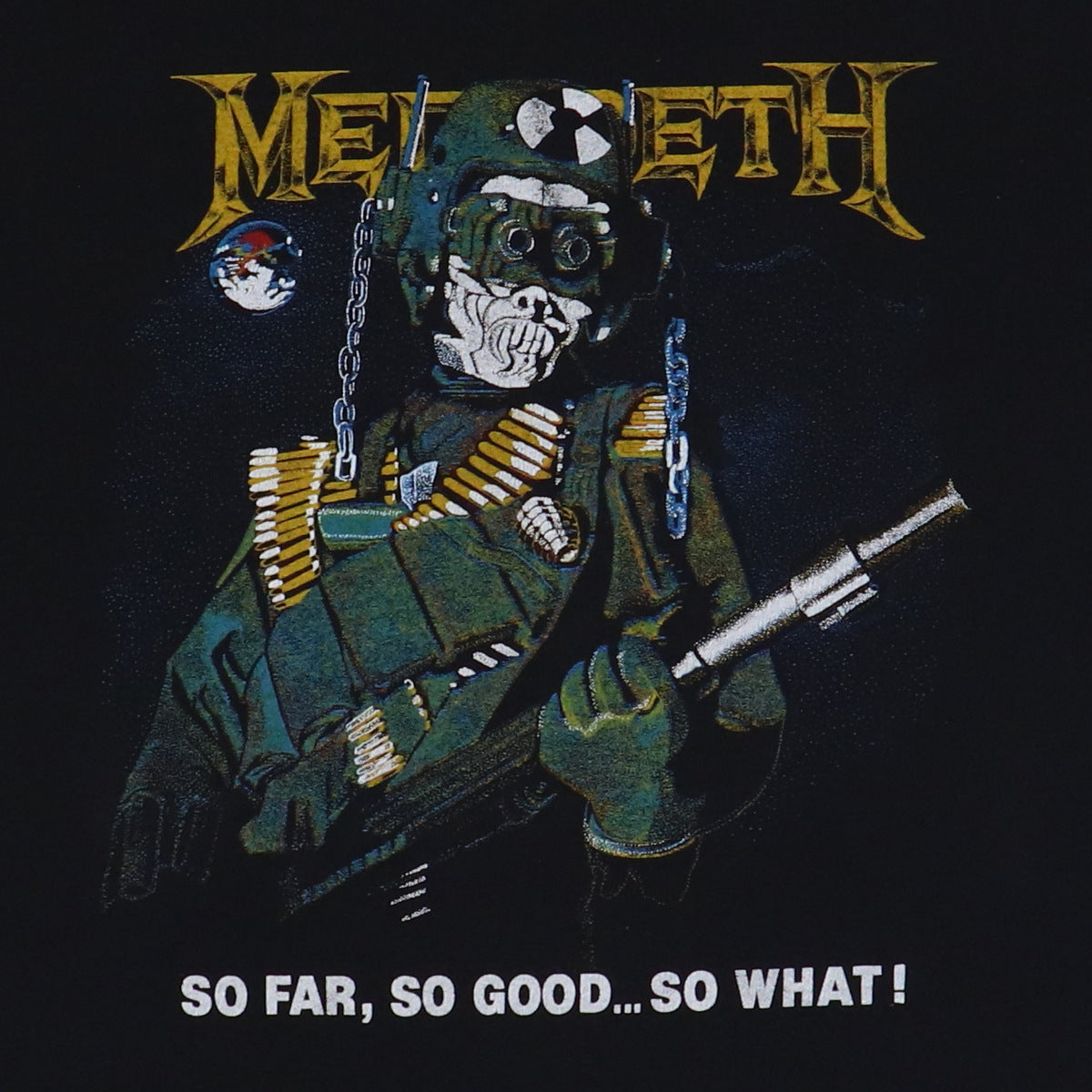 1980s Megadeth So Far So Good So What Shirt