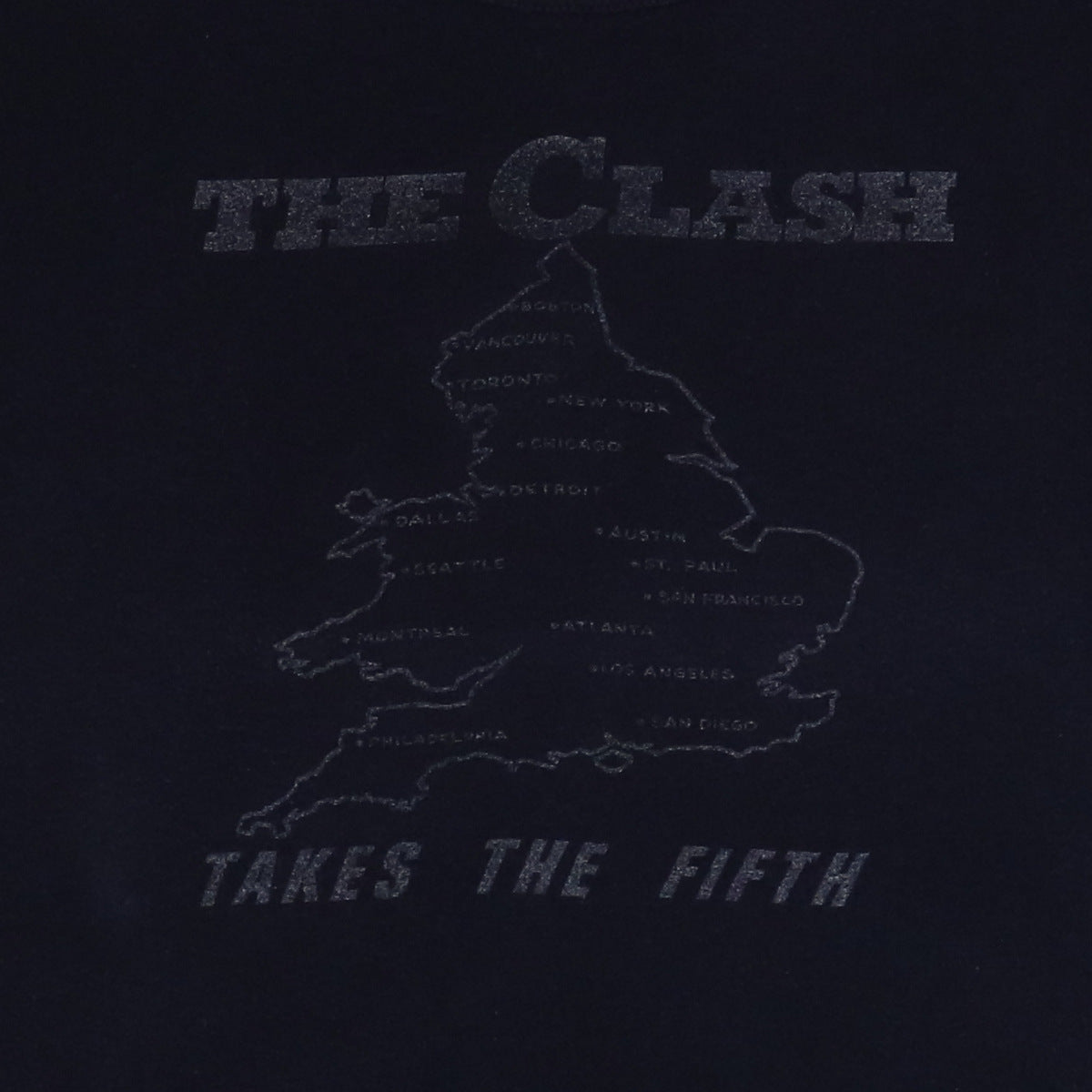 1979 The Clash Takes The Fifth Tour Shirt