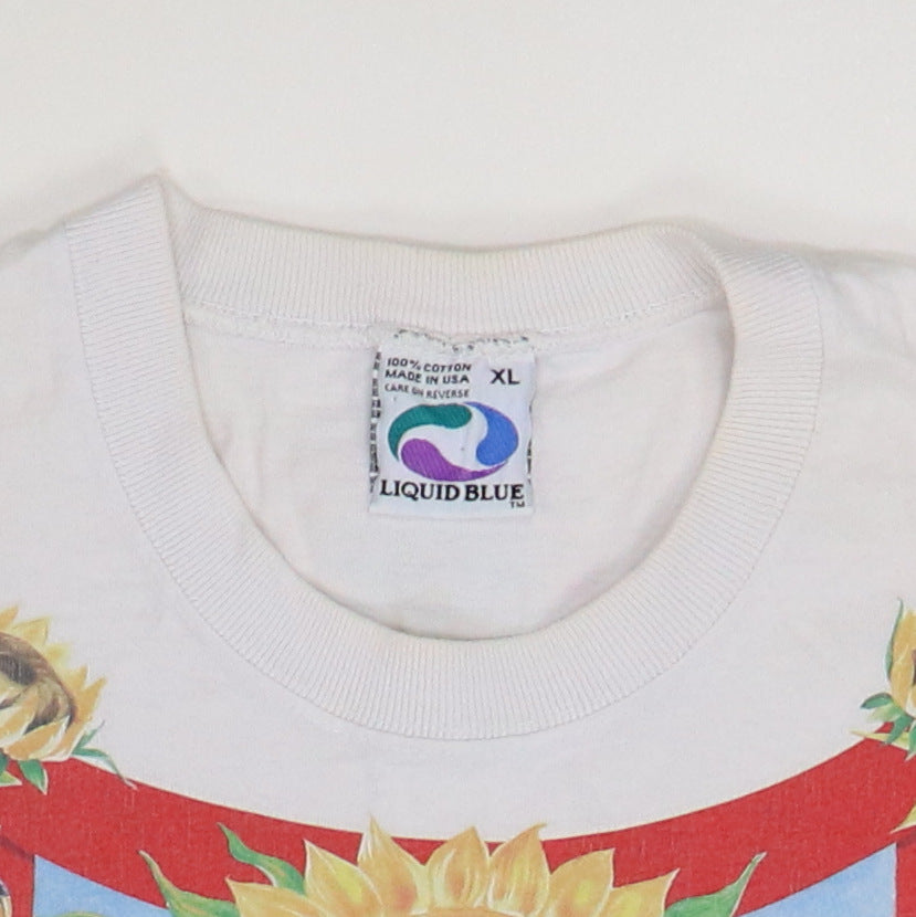 1997 Grateful Dead China Rider Liquid Blue Tie Dye Shirt