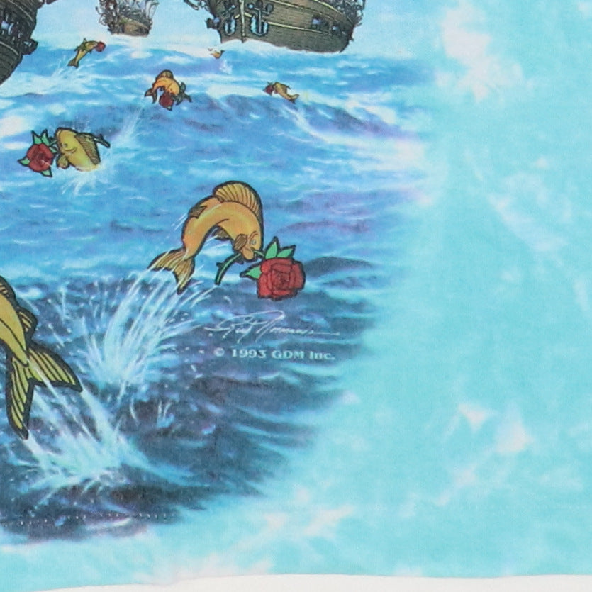 1993 Grateful Dead Ship Of Fools Tie Dye Shirt