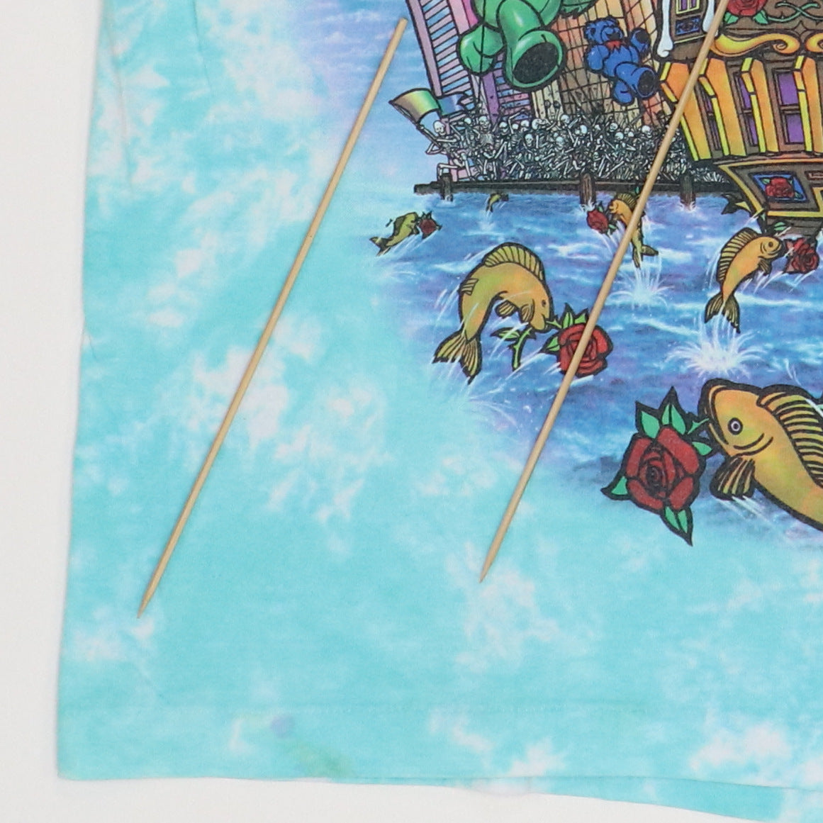 1993 Grateful Dead Ship Of Fools Tie Dye Shirt